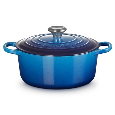 Braadpan Le Creuset Signature Rond Azure 24 Cm Pannenwinkel